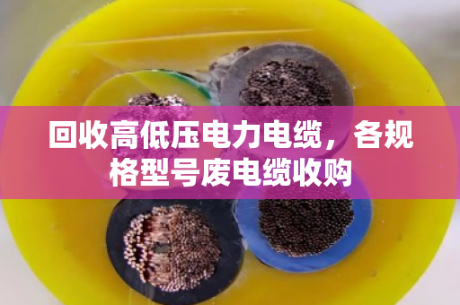 回收高低压电力电缆，各规格型号废电缆收购