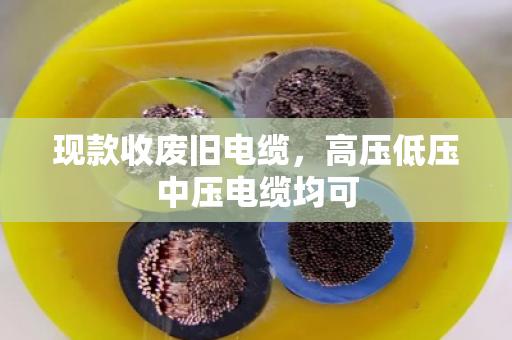 现款收废旧电缆，高压低压中压电缆均可