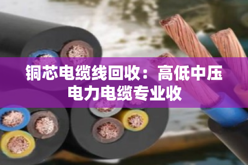 铜芯电缆线回收：高低中压电力电缆专业收