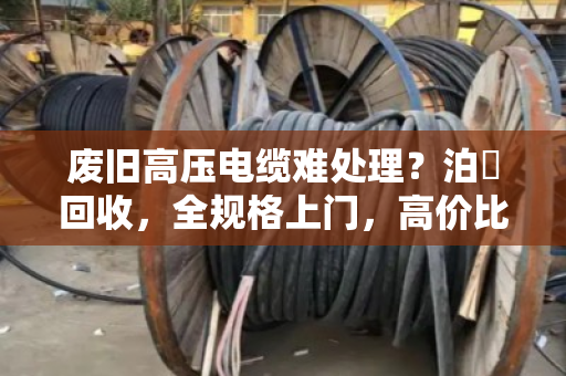 废旧高压电缆难处理?泊祎回收,全规格上门,高价比同行 废旧高压电缆难处理?泊祎回收,全规格上门,高价比同行