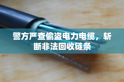 警方严查偷盗电力电缆,斩断非法回收链条 警方严查偷盗电力电缆,斩断非法回收链条