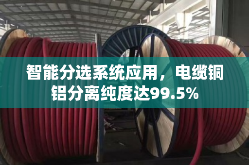 智能分选系统应用,电缆铜铝分离纯度达99.5% 智能分选系统应用,电缆铜铝分离纯度达99.5%