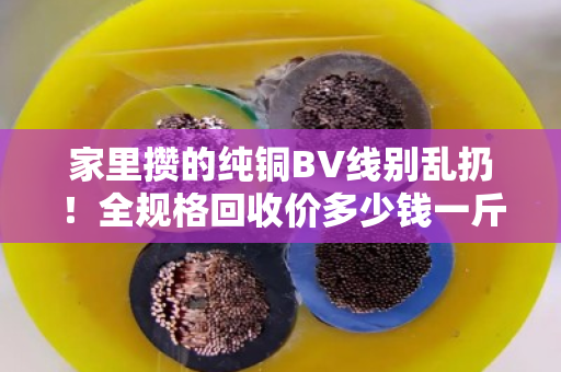 家里攒的纯铜BV线别乱扔！全规格回收价多少钱一斤？今天行情说透透