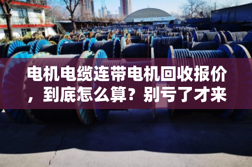 电机电缆连带电机回收报价,到底怎么算?别亏了才来找我! 电机电缆连带电机回收报价,到底怎么算?别亏了才来找我!