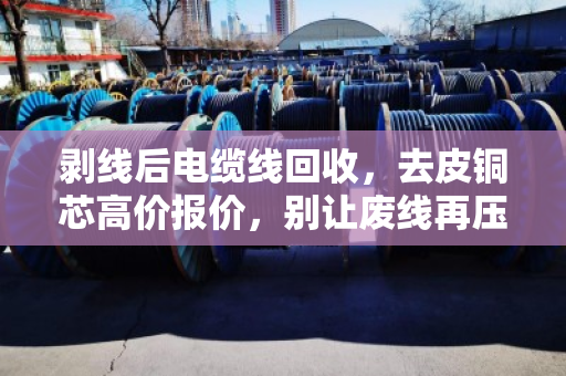 剥线后电缆线回收，去皮铜芯高价报价，别让废线再压仓库
