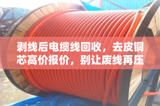 剥线后电缆线回收，去皮铜芯高价报价，别让废线再压仓库