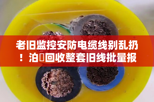 老旧监控安防电缆线别乱扔!泊祎回收整套旧线批量报价,省心又划算 老旧监控安防电缆线别乱扔!泊祎回收整套旧线批量报价,省心又划算