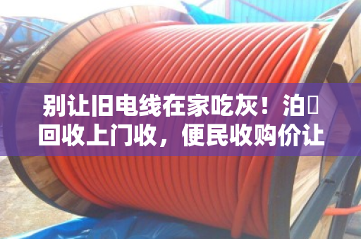 别让旧电线在家吃灰!泊祎回收上门收,便民收购价让你省心又赚钱 别让旧电线在家吃灰!泊祎回收上门收,便民收购价让你省心又赚钱