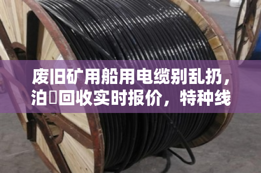 废旧矿用船用电缆别乱扔，泊祎回收实时报价，特种线缆也能卖出好价钱
